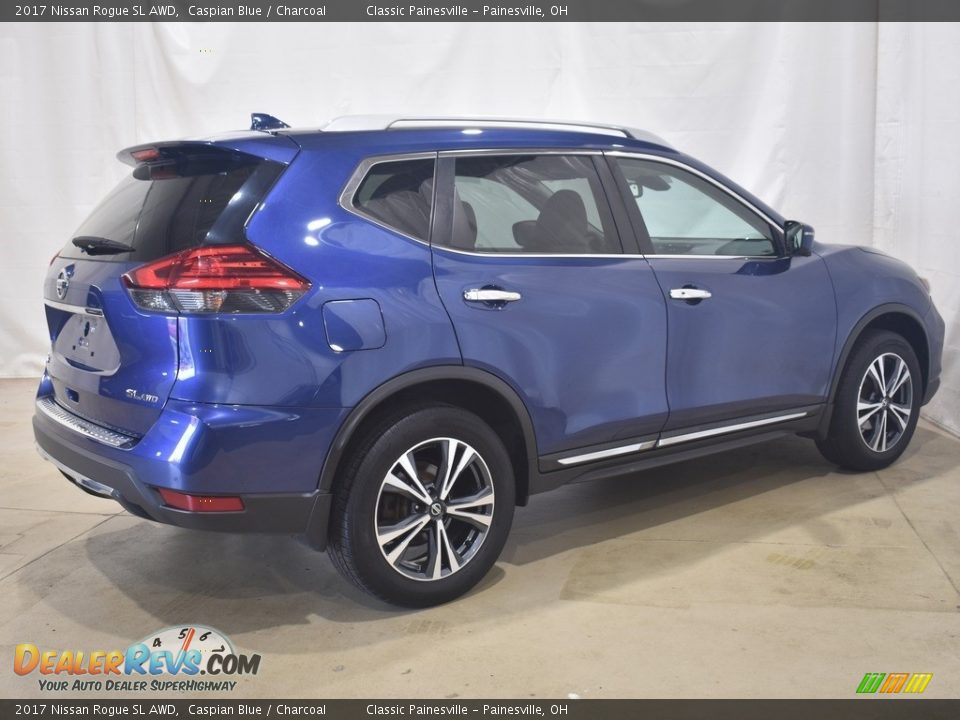 2017 Nissan Rogue SL AWD Caspian Blue / Charcoal Photo #2