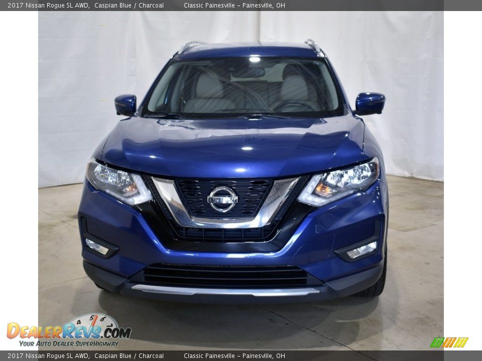 2017 Nissan Rogue SL AWD Caspian Blue / Charcoal Photo #4