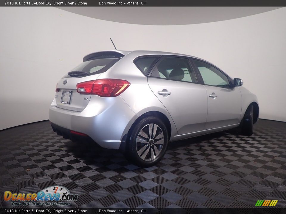 2013 Kia Forte 5-Door EX Bright Silver / Stone Photo #15