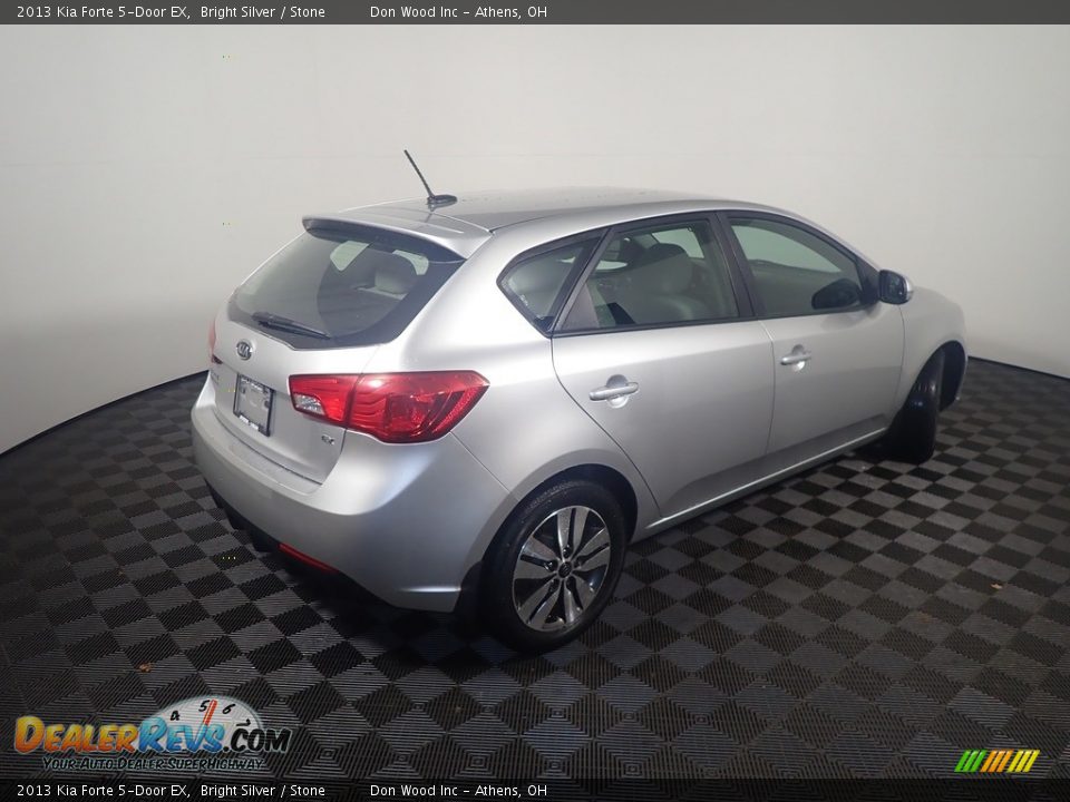 2013 Kia Forte 5-Door EX Bright Silver / Stone Photo #16