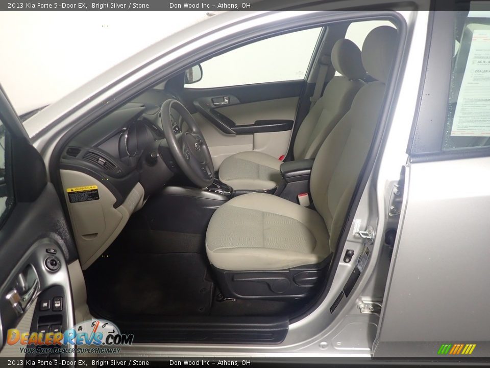 2013 Kia Forte 5-Door EX Bright Silver / Stone Photo #21