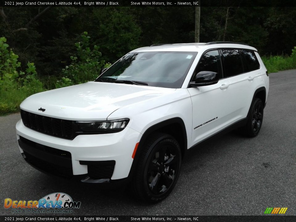 2021 Jeep Grand Cherokee L Altitude 4x4 Bright White / Black Photo #2