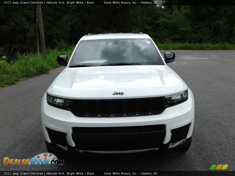 2021 Jeep Grand Cherokee L Altitude 4x4 Bright White / Black Photo #3