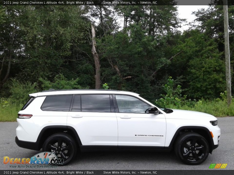 Bright White 2021 Jeep Grand Cherokee L Altitude 4x4 Photo #5