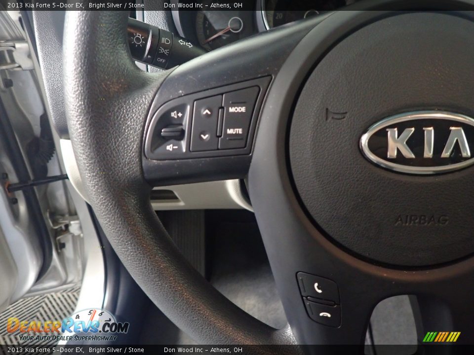 2013 Kia Forte 5-Door EX Bright Silver / Stone Photo #28