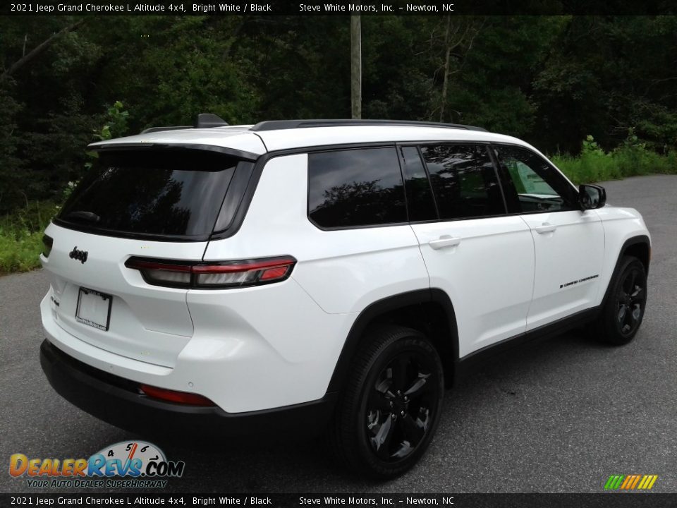 2021 Jeep Grand Cherokee L Altitude 4x4 Bright White / Black Photo #6