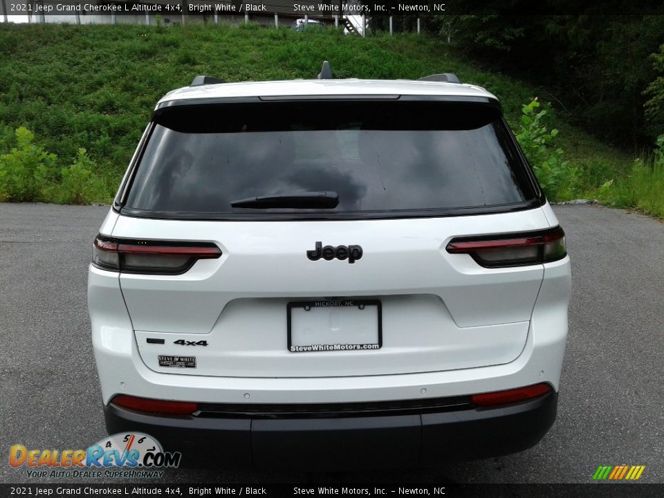2021 Jeep Grand Cherokee L Altitude 4x4 Bright White / Black Photo #7