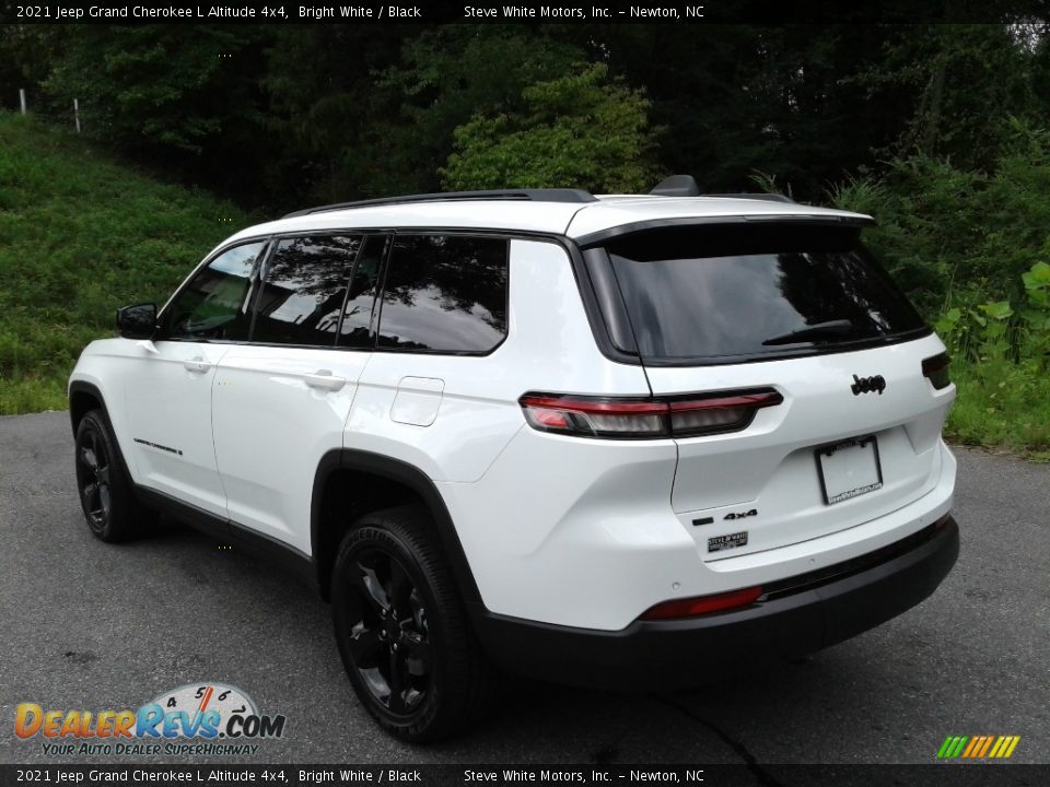 2021 Jeep Grand Cherokee L Altitude 4x4 Bright White / Black Photo #8