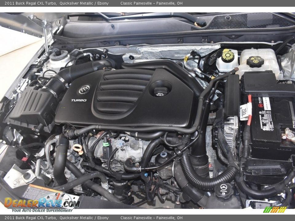 2011 Buick Regal CXL Turbo 2.0 Liter Turbocharged SIDI DOHC 16-Valve VVT ECOTEC 4 Cylinder Engine Photo #7