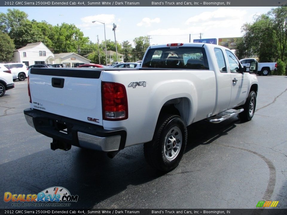 2012 GMC Sierra 2500HD Extended Cab 4x4 Summit White / Dark Titanium Photo #4