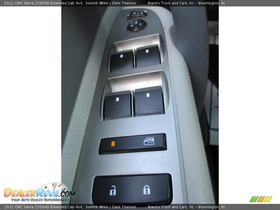 2012 GMC Sierra 2500HD Extended Cab 4x4 Summit White / Dark Titanium Photo #10