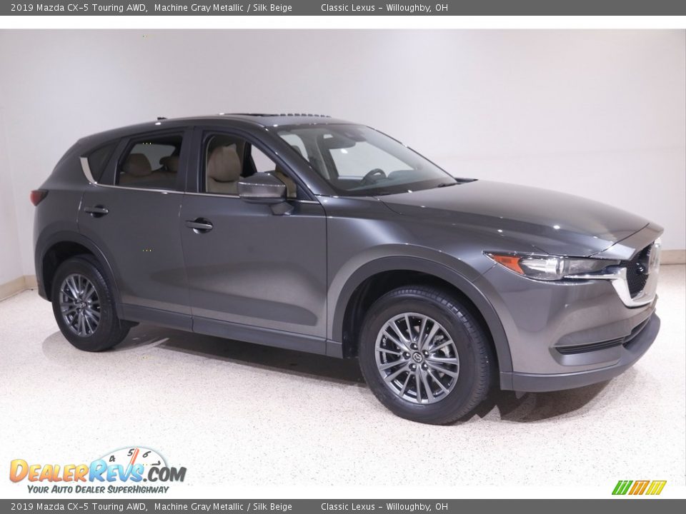 2019 Mazda CX-5 Touring AWD Machine Gray Metallic / Silk Beige Photo #1