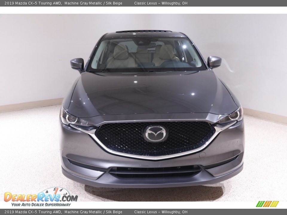 2019 Mazda CX-5 Touring AWD Machine Gray Metallic / Silk Beige Photo #2