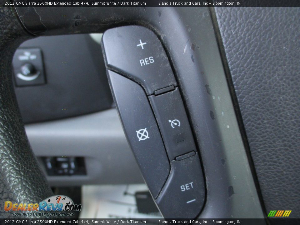 2012 GMC Sierra 2500HD Extended Cab 4x4 Summit White / Dark Titanium Photo #16