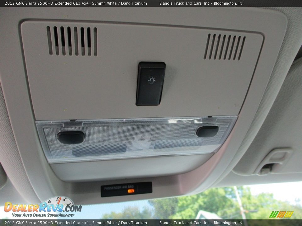 2012 GMC Sierra 2500HD Extended Cab 4x4 Summit White / Dark Titanium Photo #21