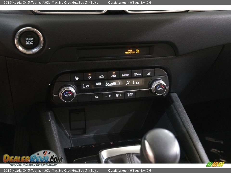 2019 Mazda CX-5 Touring AWD Machine Gray Metallic / Silk Beige Photo #12