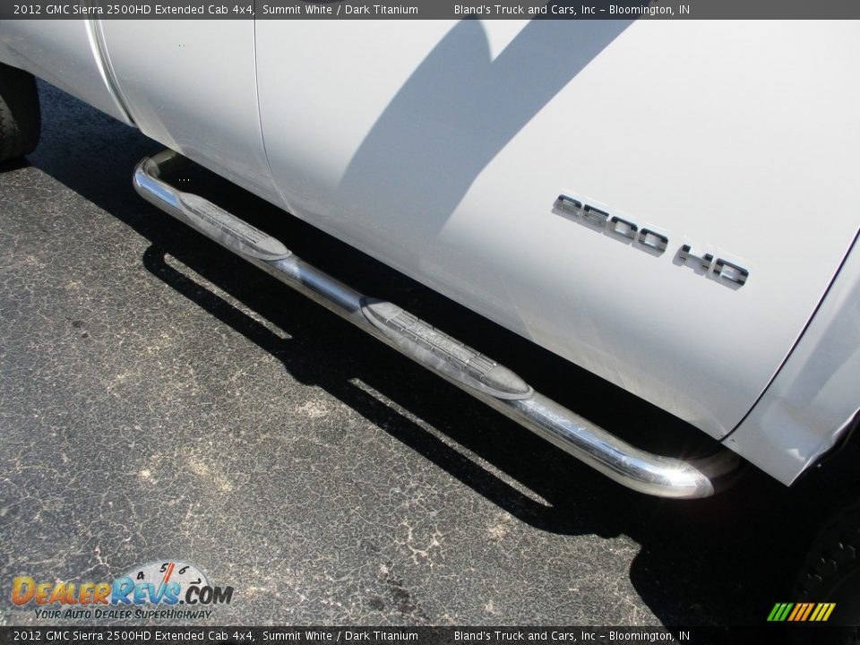2012 GMC Sierra 2500HD Extended Cab 4x4 Summit White / Dark Titanium Photo #24