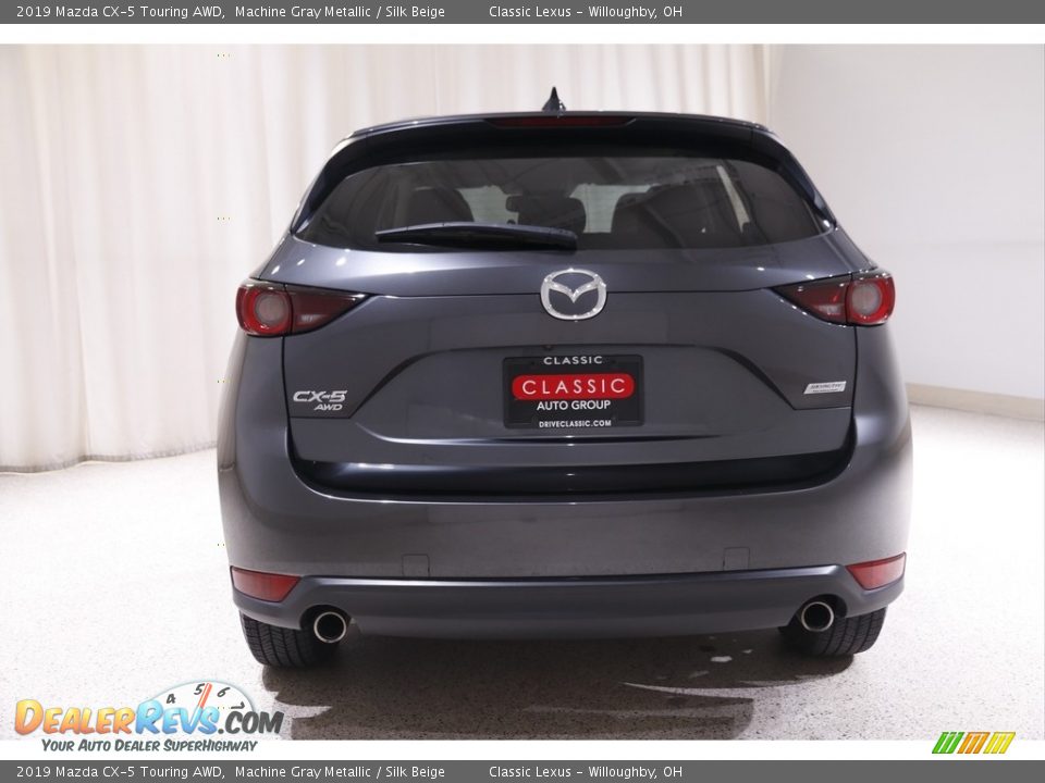 2019 Mazda CX-5 Touring AWD Machine Gray Metallic / Silk Beige Photo #17