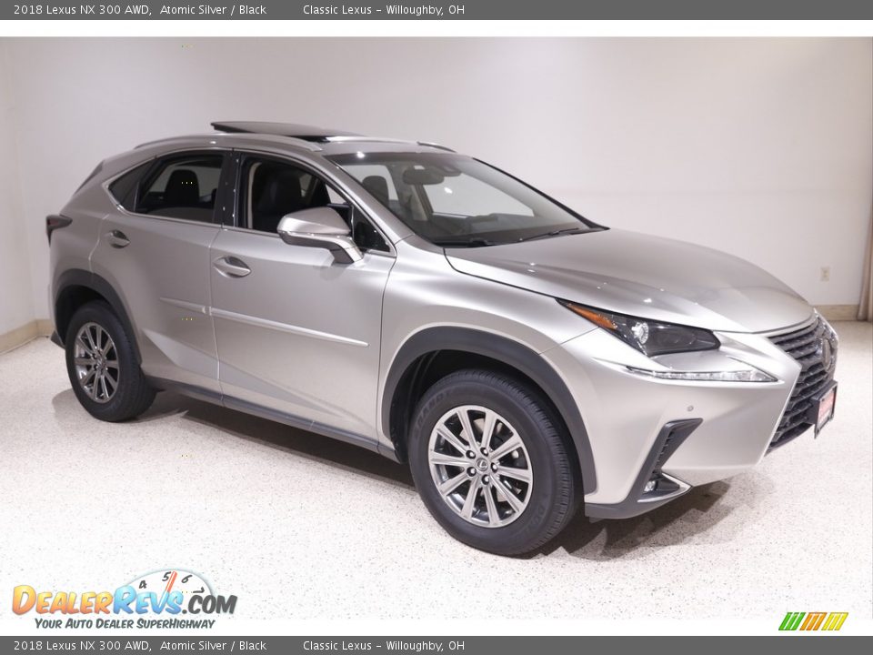 2018 Lexus NX 300 AWD Atomic Silver / Black Photo #1