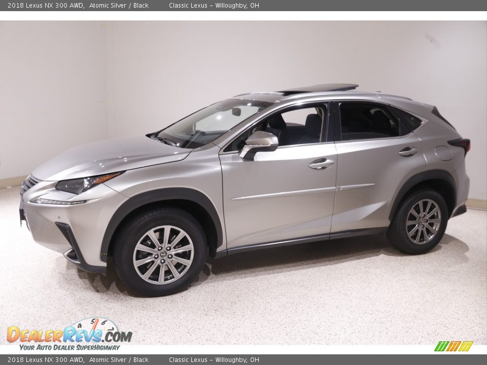 2018 Lexus NX 300 AWD Atomic Silver / Black Photo #3