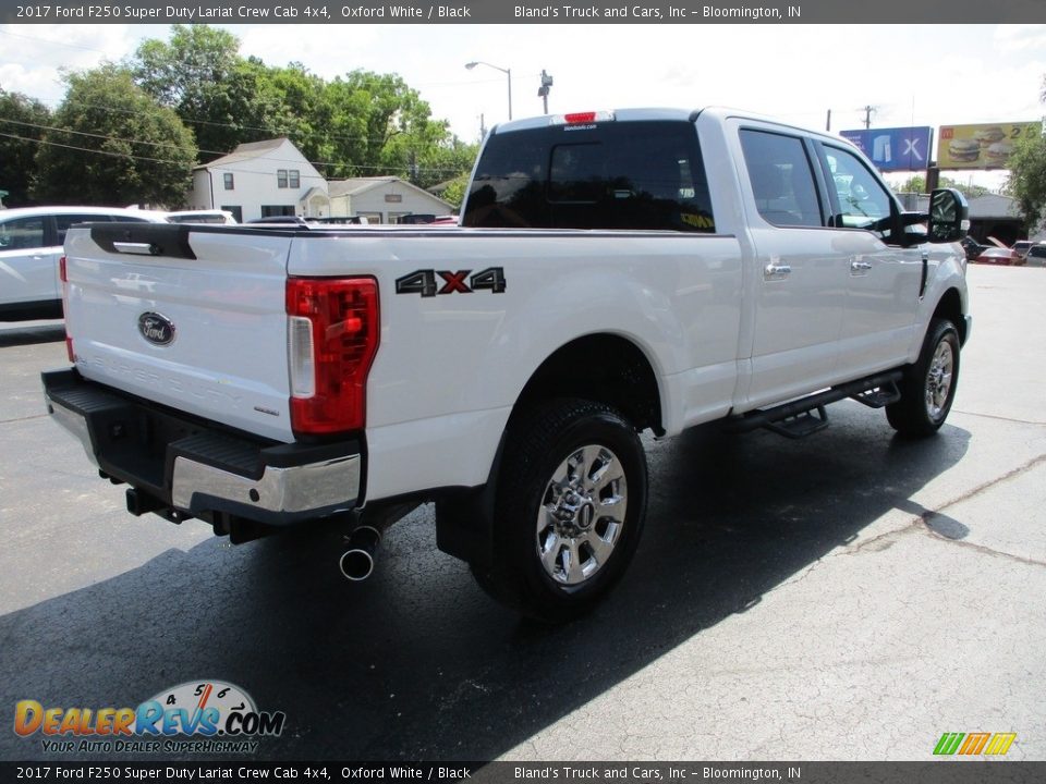 2017 Ford F250 Super Duty Lariat Crew Cab 4x4 Oxford White / Black Photo #4