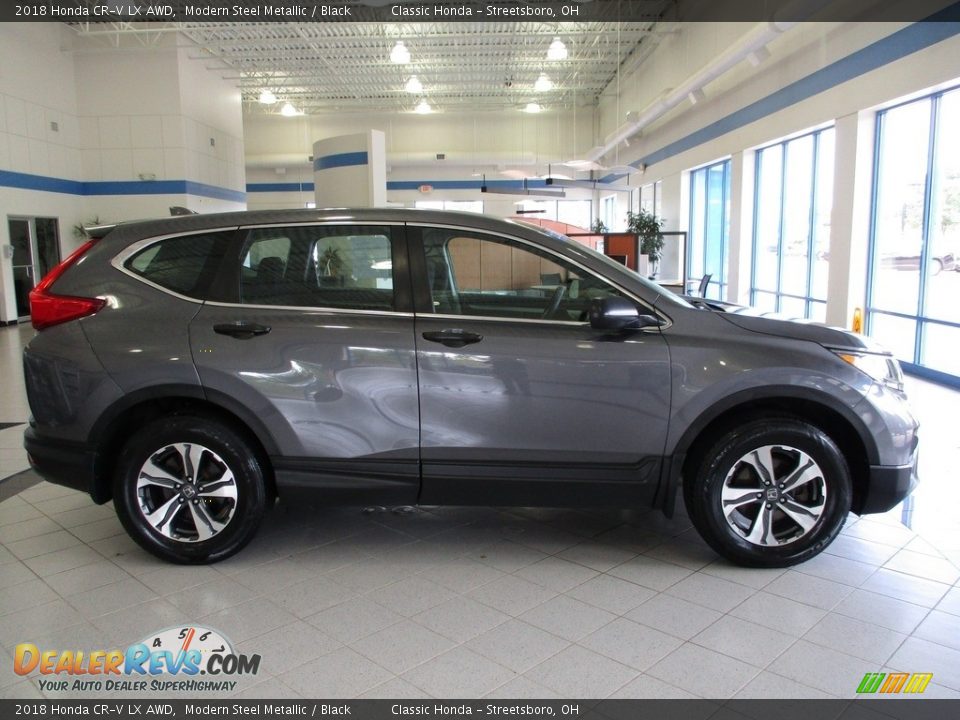 2018 Honda CR-V LX AWD Modern Steel Metallic / Black Photo #4