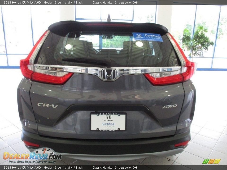 2018 Honda CR-V LX AWD Modern Steel Metallic / Black Photo #8