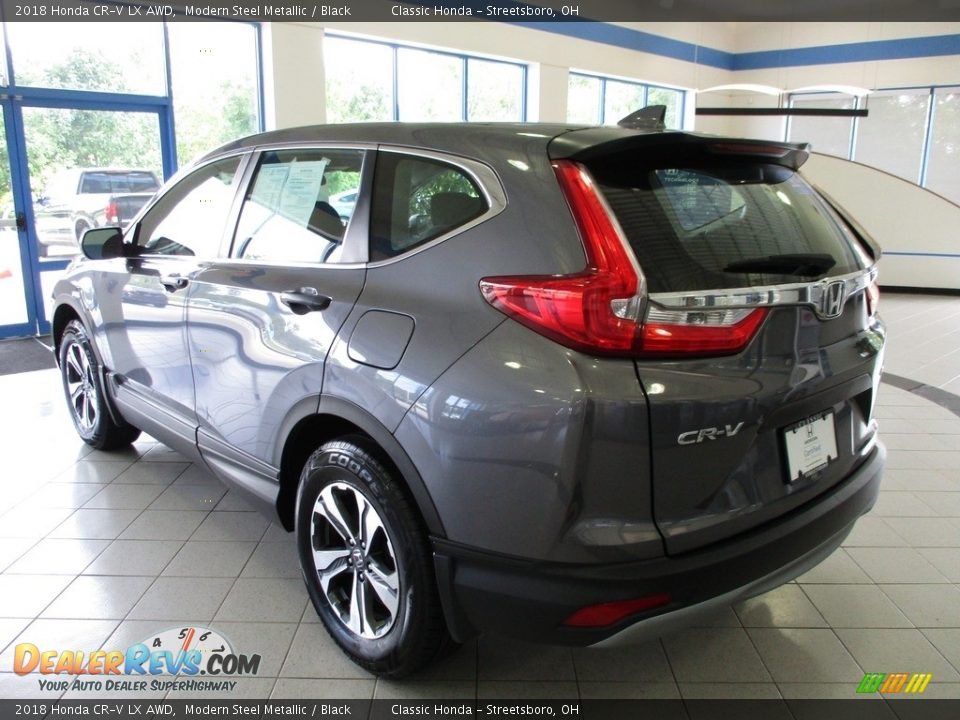 2018 Honda CR-V LX AWD Modern Steel Metallic / Black Photo #9