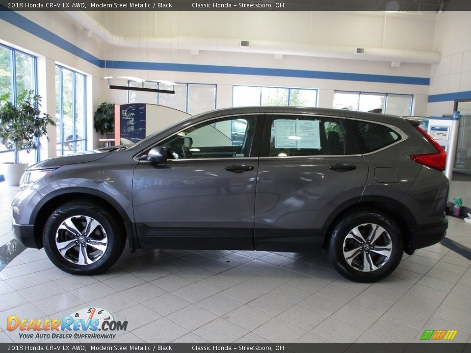 2018 Honda CR-V LX AWD Modern Steel Metallic / Black Photo #10