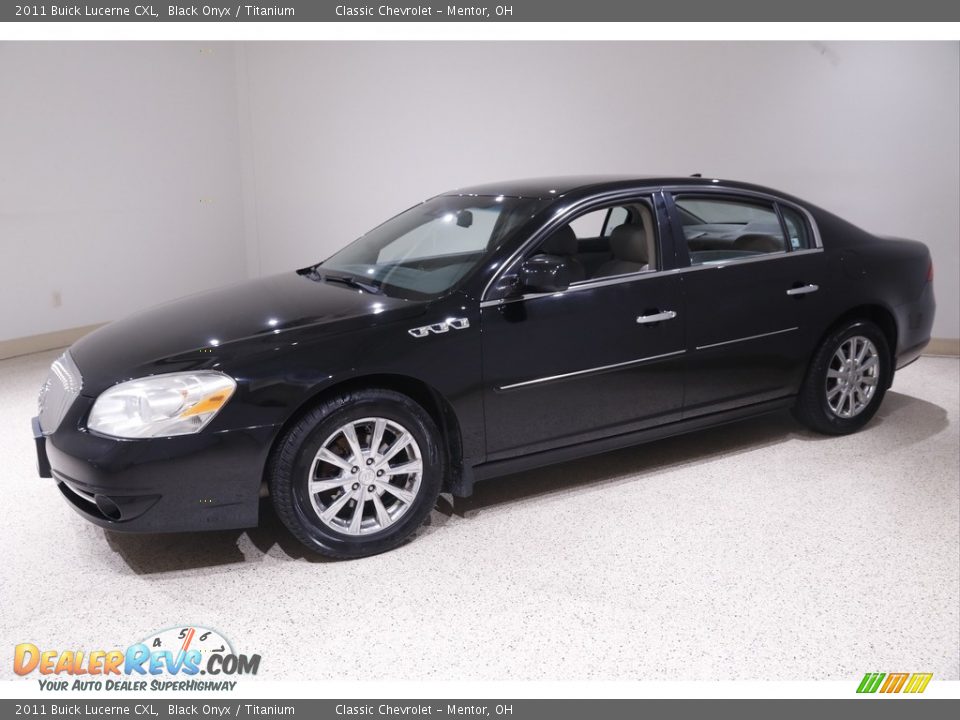 2011 Buick Lucerne CXL Black Onyx / Titanium Photo #3