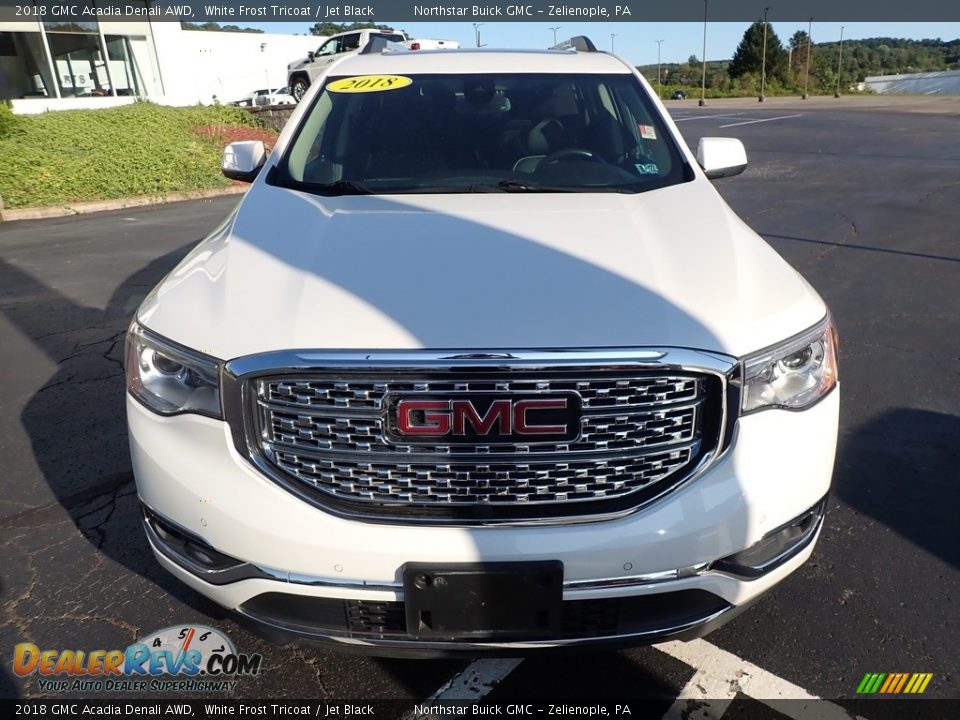 2018 GMC Acadia Denali AWD White Frost Tricoat / Jet Black Photo #3