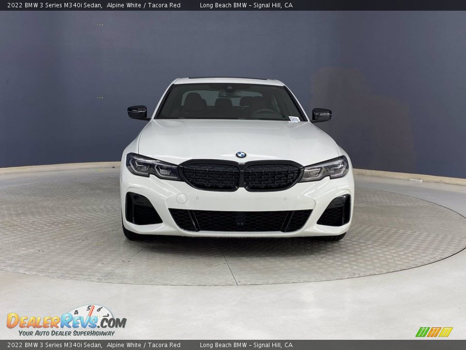 2022 BMW 3 Series M340i Sedan Alpine White / Tacora Red Photo #2