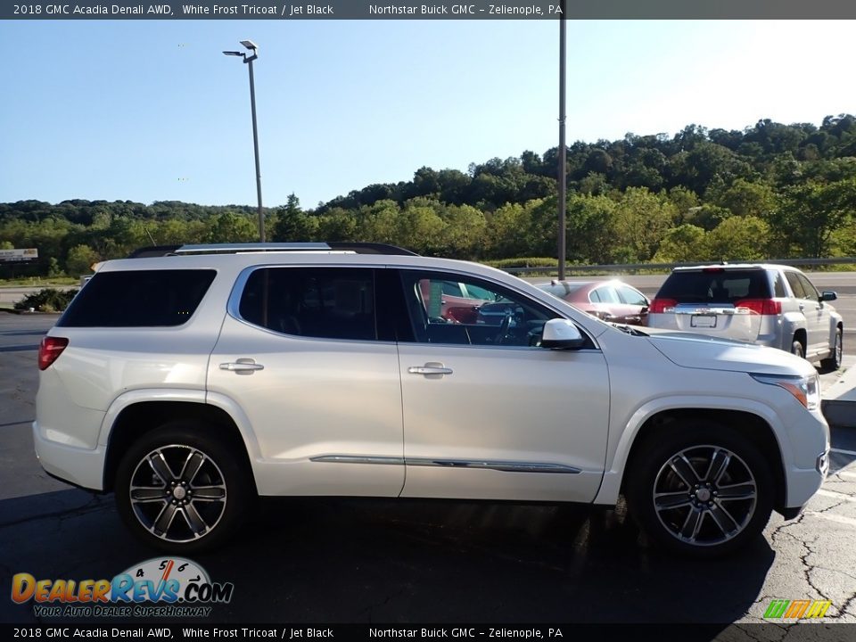 2018 GMC Acadia Denali AWD White Frost Tricoat / Jet Black Photo #5