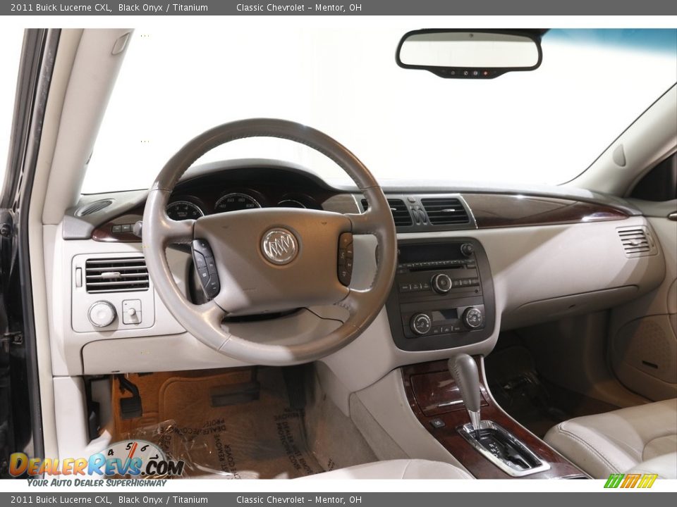 2011 Buick Lucerne CXL Black Onyx / Titanium Photo #6