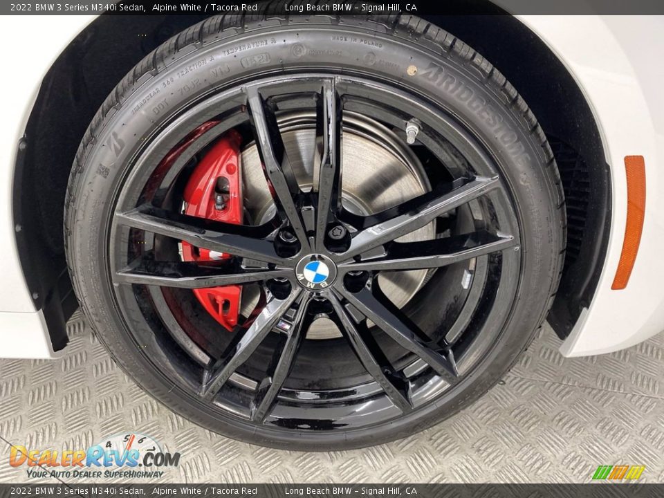 2022 BMW 3 Series M340i Sedan Alpine White / Tacora Red Photo #3