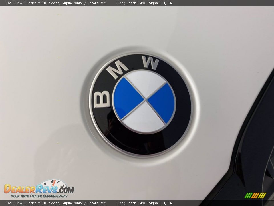 2022 BMW 3 Series M340i Sedan Alpine White / Tacora Red Photo #5