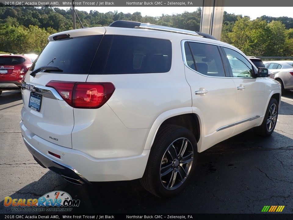 2018 GMC Acadia Denali AWD White Frost Tricoat / Jet Black Photo #8