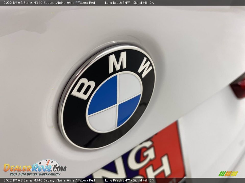 2022 BMW 3 Series M340i Sedan Alpine White / Tacora Red Photo #7