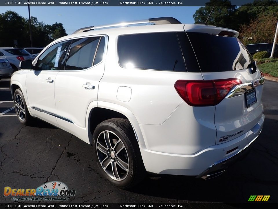 2018 GMC Acadia Denali AWD White Frost Tricoat / Jet Black Photo #12