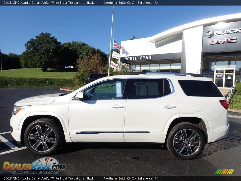 2018 GMC Acadia Denali AWD White Frost Tricoat / Jet Black Photo #13