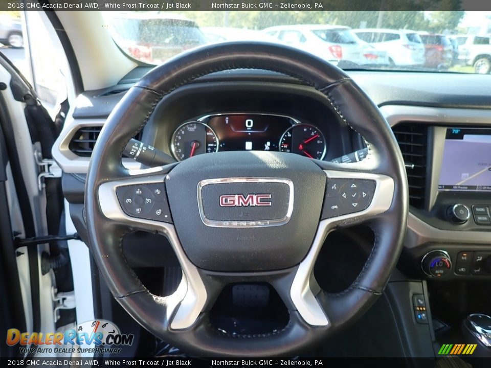 2018 GMC Acadia Denali AWD White Frost Tricoat / Jet Black Photo #21