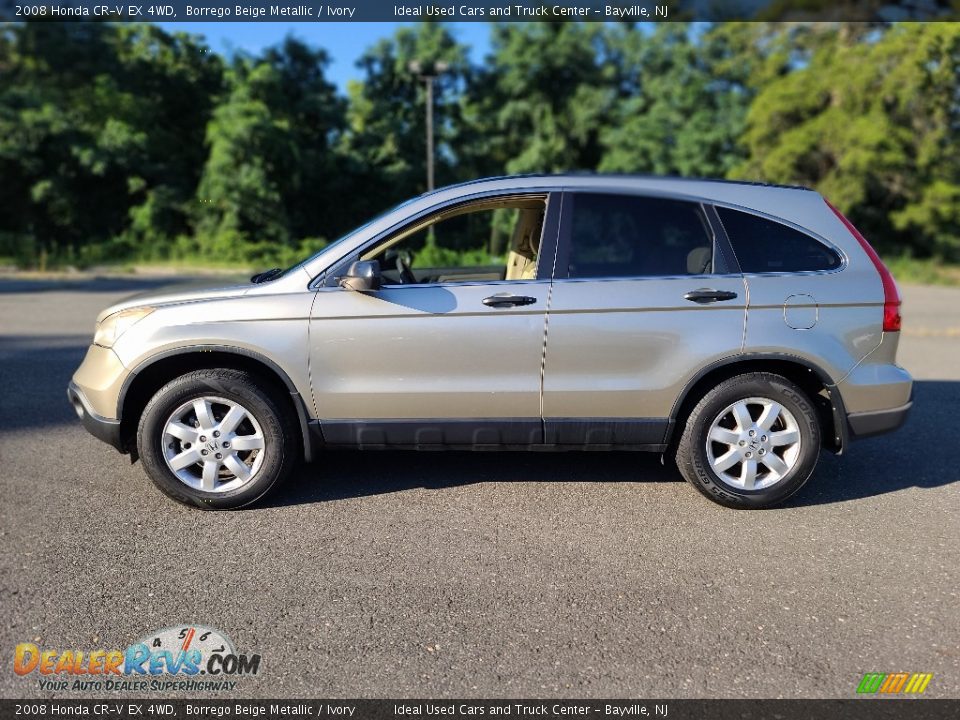 2008 Honda CR-V EX 4WD Borrego Beige Metallic / Ivory Photo #2