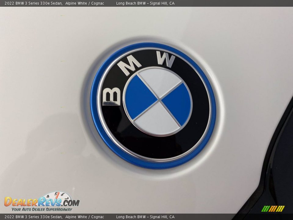 2022 BMW 3 Series 330e Sedan Alpine White / Cognac Photo #5