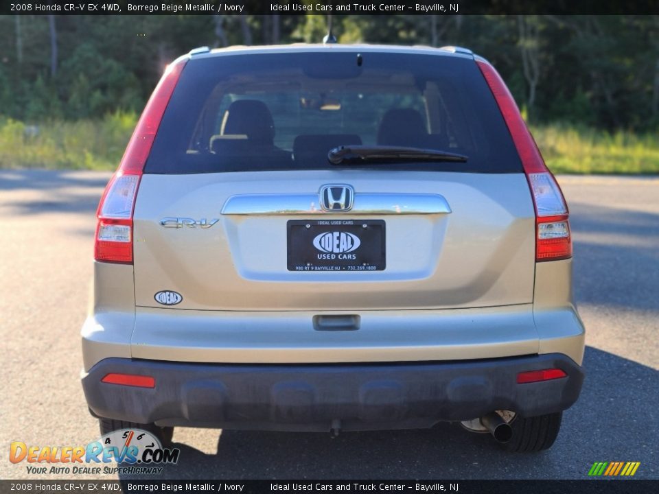 2008 Honda CR-V EX 4WD Borrego Beige Metallic / Ivory Photo #4