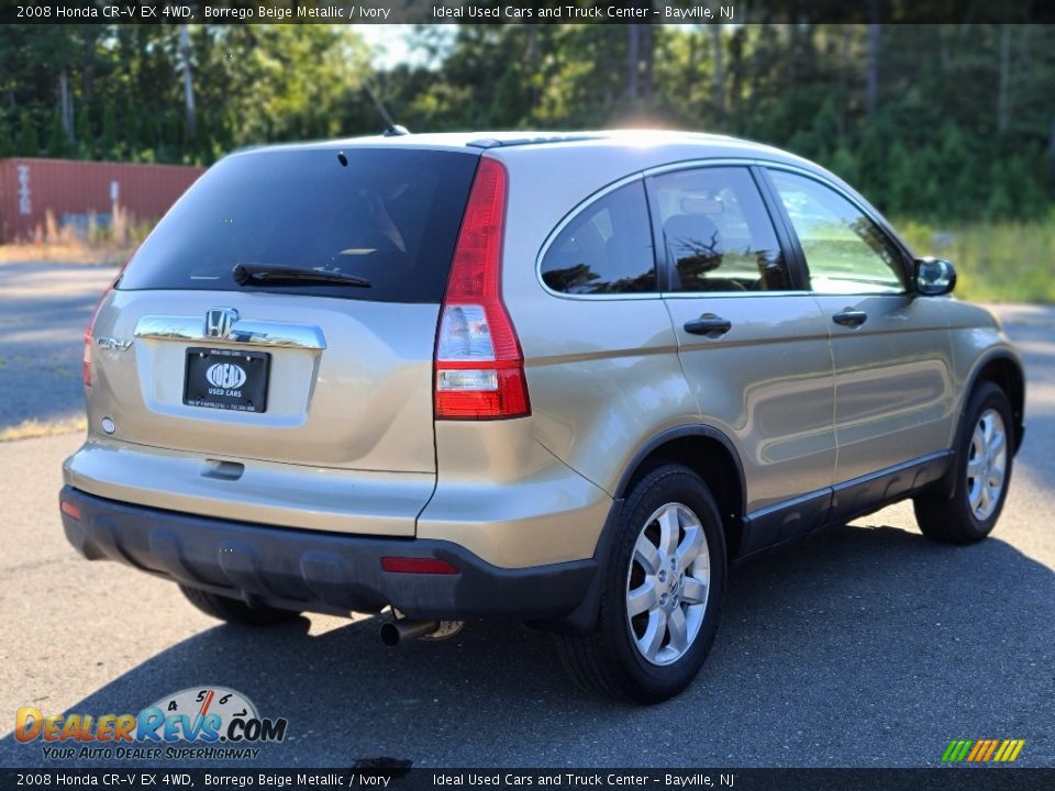 2008 Honda CR-V EX 4WD Borrego Beige Metallic / Ivory Photo #5