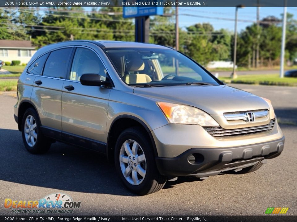 2008 Honda CR-V EX 4WD Borrego Beige Metallic / Ivory Photo #7