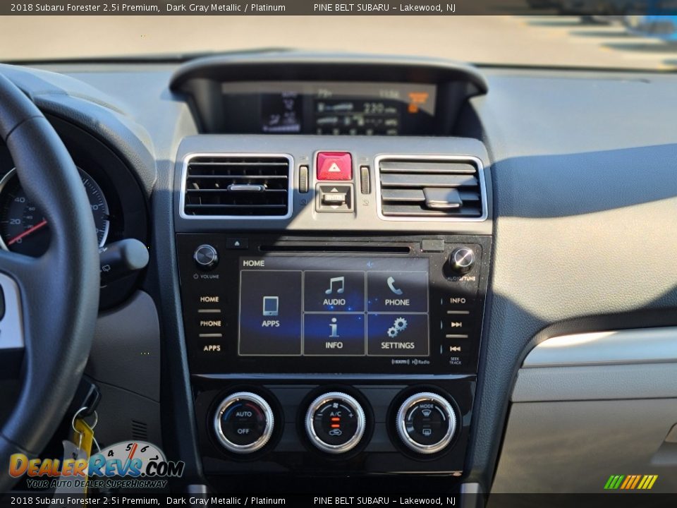 2018 Subaru Forester 2.5i Premium Dark Gray Metallic / Platinum Photo #4