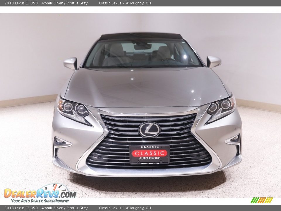 2018 Lexus ES 350 Atomic Silver / Stratus Gray Photo #2