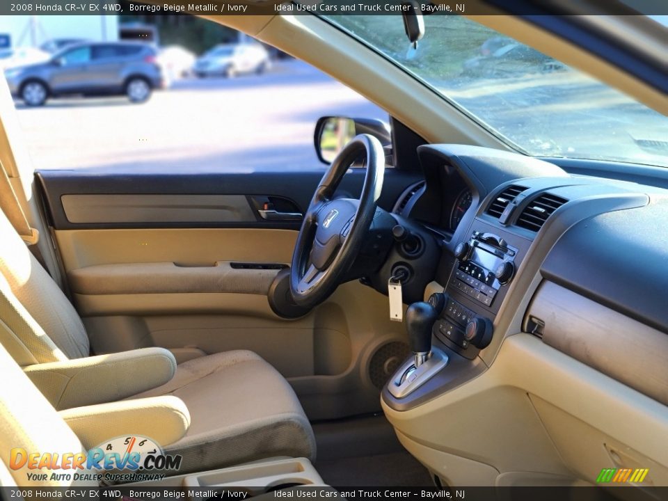 2008 Honda CR-V EX 4WD Borrego Beige Metallic / Ivory Photo #10