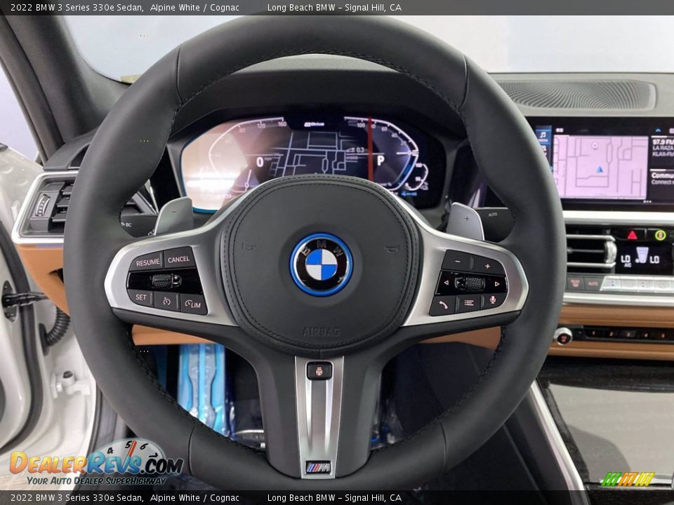 2022 BMW 3 Series 330e Sedan Steering Wheel Photo #14